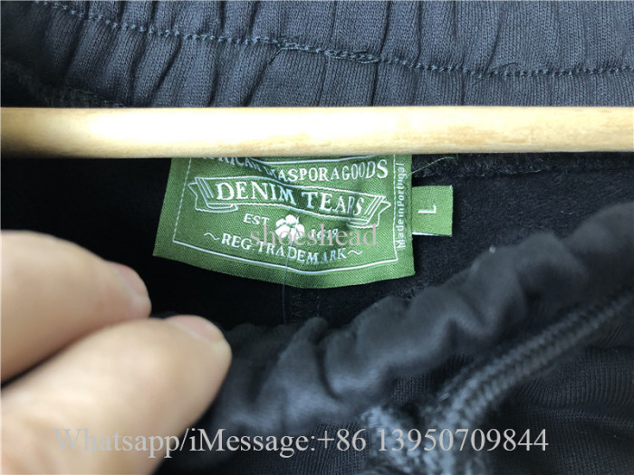 Denim Tears Sweatpants Black Monochrome