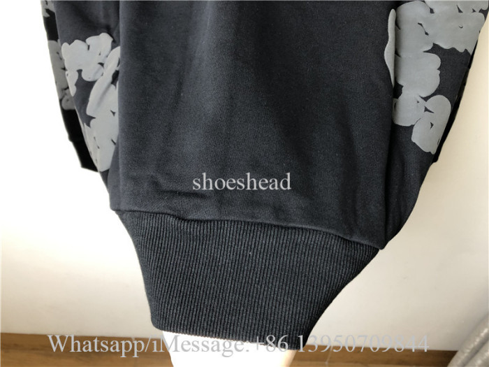 Denim Tears Cotton Wreath-Print Hoodie