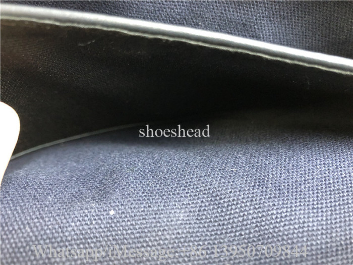 Original Dior Medium Saddle Pouch With Chain Blue Dior Oblique Jacquard And Smooth Calfskin