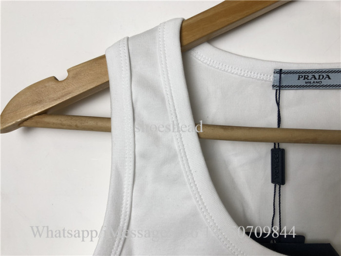 Prada Cropped Top White