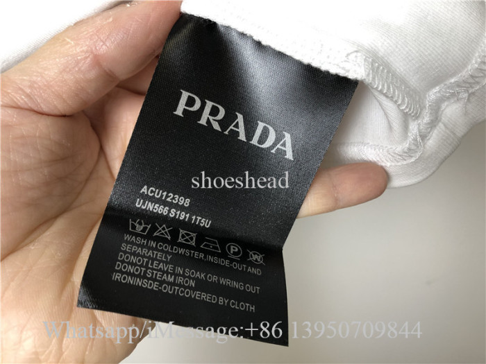 Prada Cropped Top White