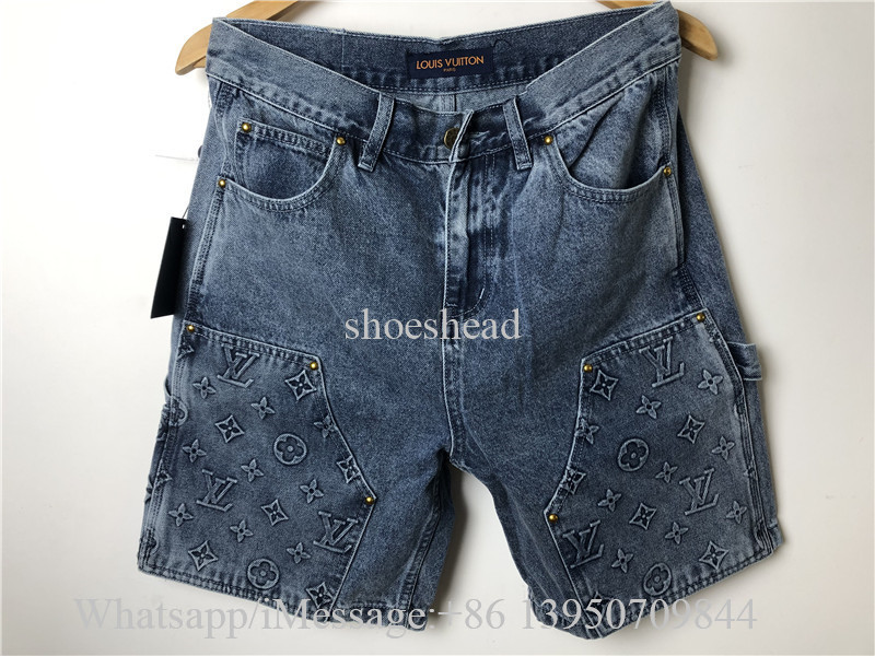 Louis Vuitton Denim Blue Shorts
