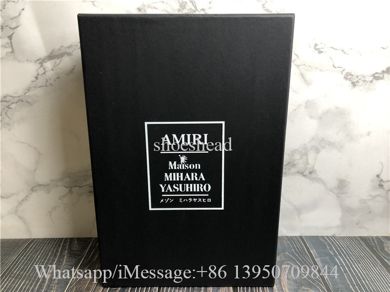 Amiri x Maison Mihara Yasuhiro Blue Denim Shoes