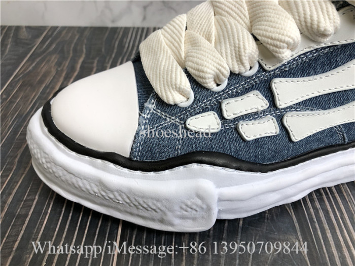 Amiri x Maison Mihara Yasuhiro Blue Denim Shoes
