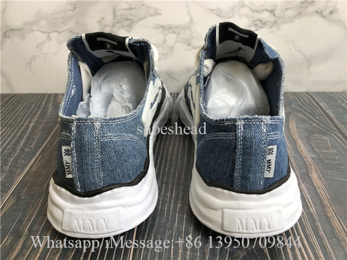 Amiri x Maison Mihara Yasuhiro Blue Denim Shoes