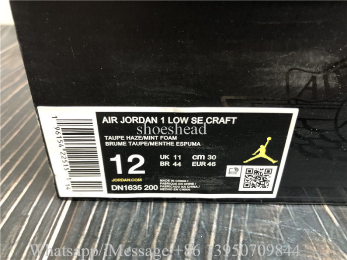 Air Jordan 1 Low Craft Taupe Haze