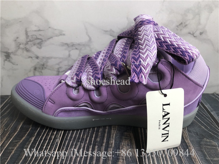 Super Quality Lanvin Curb Sneaker Purple
