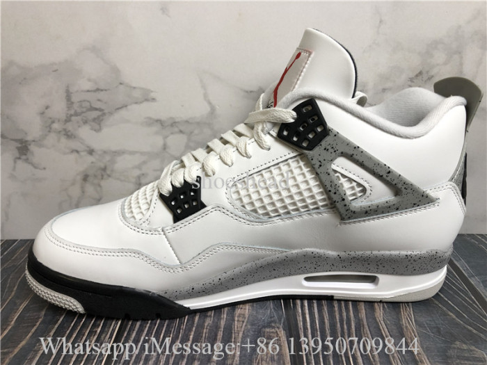 Super Quality Air Jordan 4 White Cement 2025
