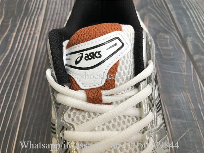 Asics Gel Kayano 14 White Piquant Orange Sneaker