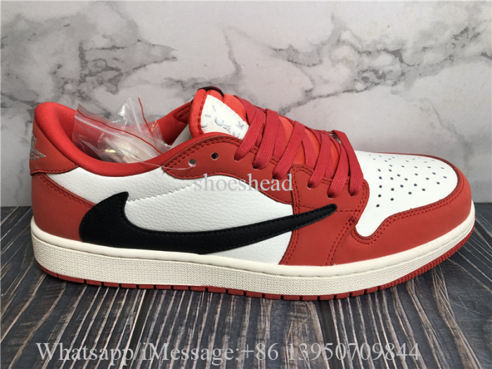 Air Jordan 1 Retro Low Travis Scott Red White