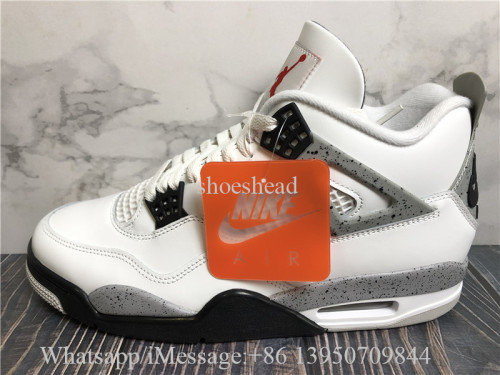 Super Quality Air Jordan 4 White Cement 2025