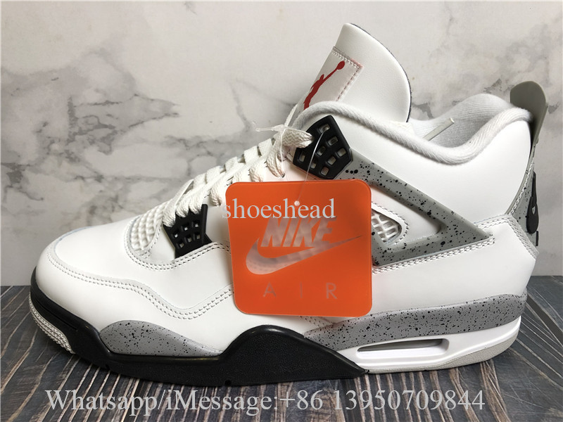 Super Quality Air Jordan 4 White Cement 2025