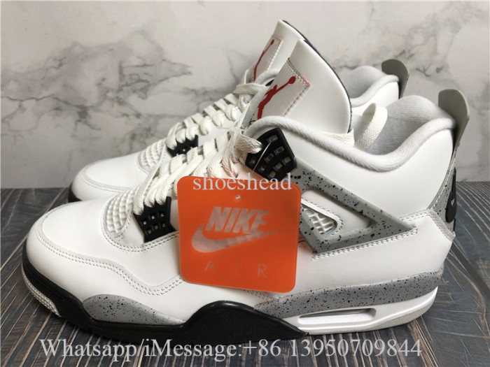 Super Quality Air Jordan 4 White Cement 2025