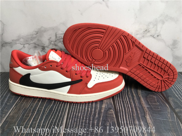 Air Jordan 1 Retro Low Travis Scott Red White