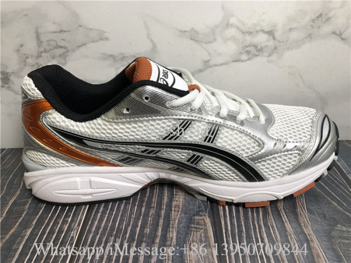 Asics Gel Kayano 14 White Piquant Orange Sneaker