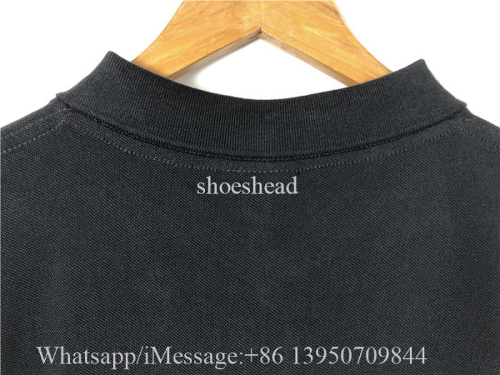 Balenciaga Polo Black Tee Shirt