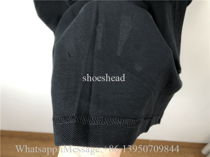 Balenciaga Polo Black Tee Shirt