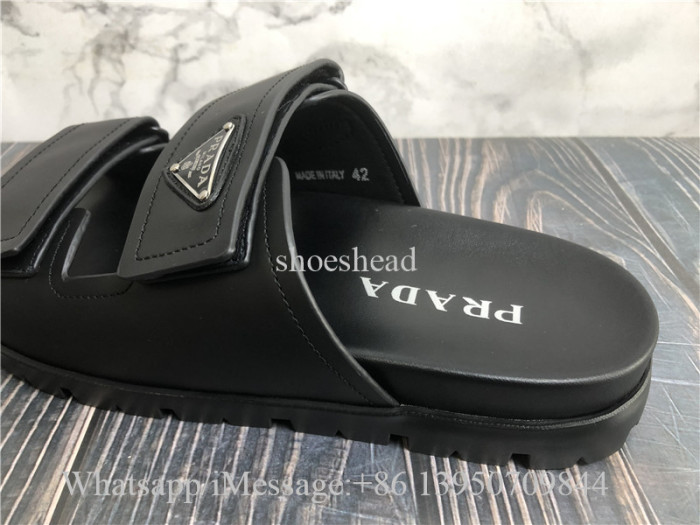 Prada Leather Strap Sandals