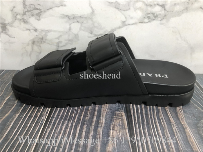 Prada Leather Strap Sandals