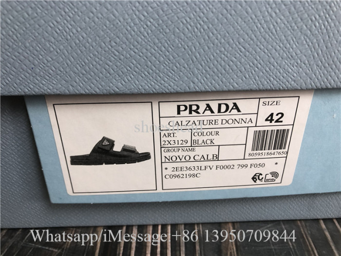Prada Leather Strap Sandals