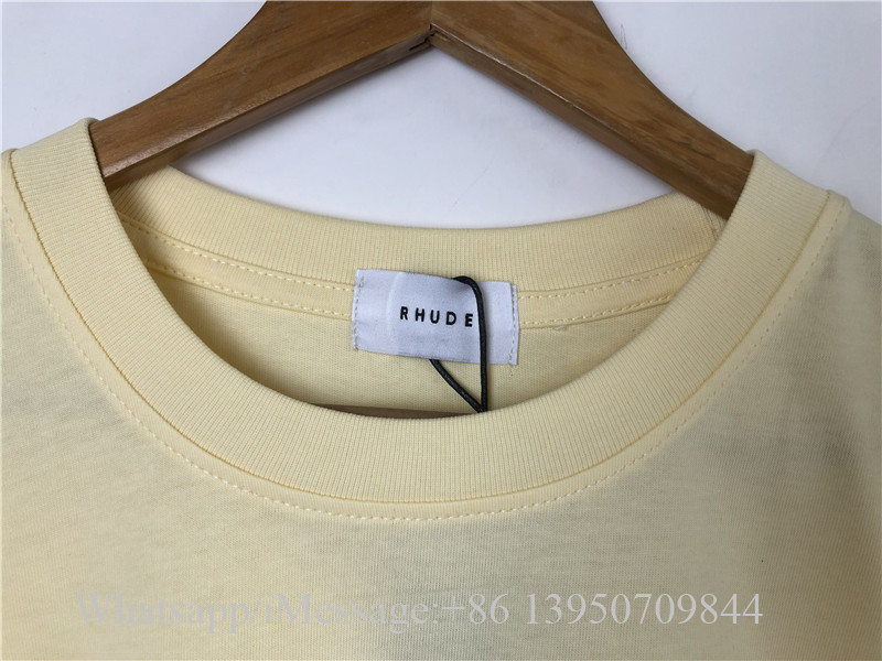 Rhude Beige Yellow Tee-Shirt