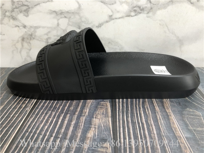 Versace Palazzo Pool Slides Black