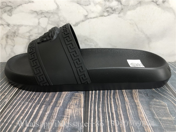 Versace Palazzo Pool Slides Black