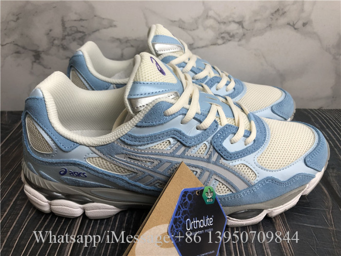 Asics Gel-NYC Cream Arctic Sky Low Top Sneaker