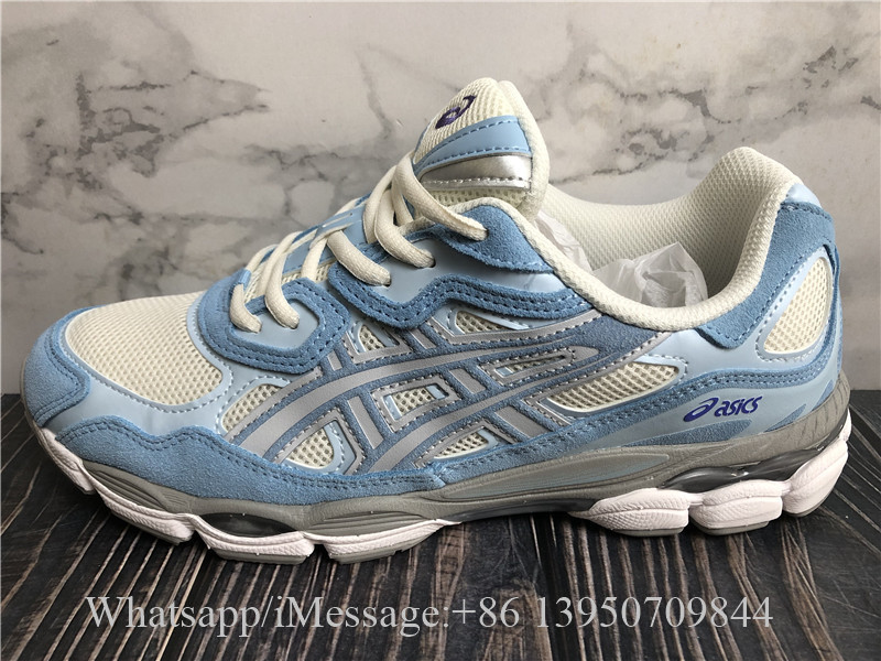 Asics Gel-NYC Cream Arctic Sky Low Top Sneaker