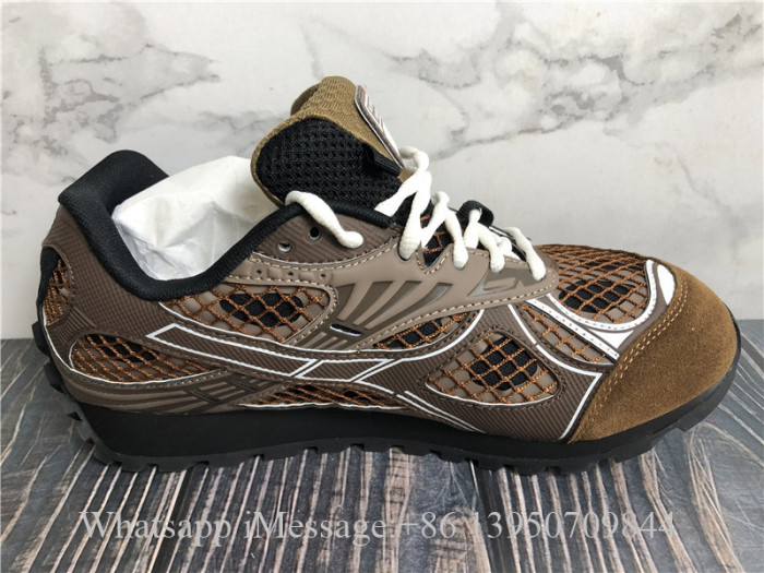 Bottega Veneta Orbit Metallic Sneaker Brown Black