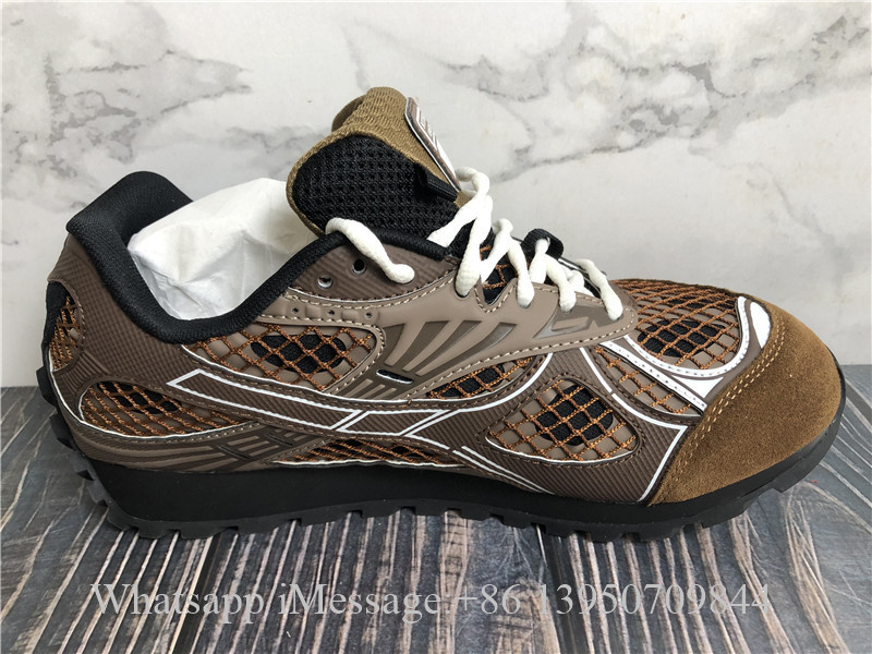 Bottega Veneta Orbit Metallic Sneaker Brown Black
