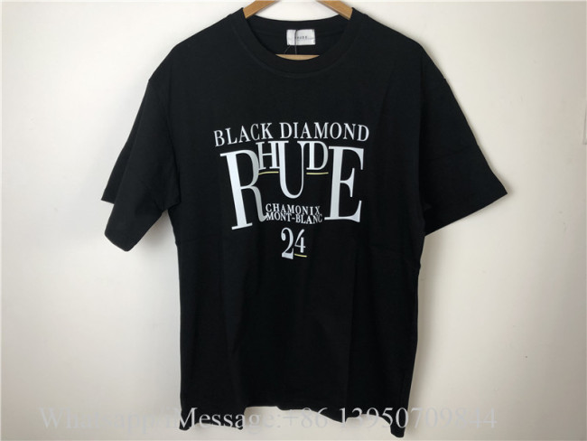 Rhude Black Diamond Tee Shirt