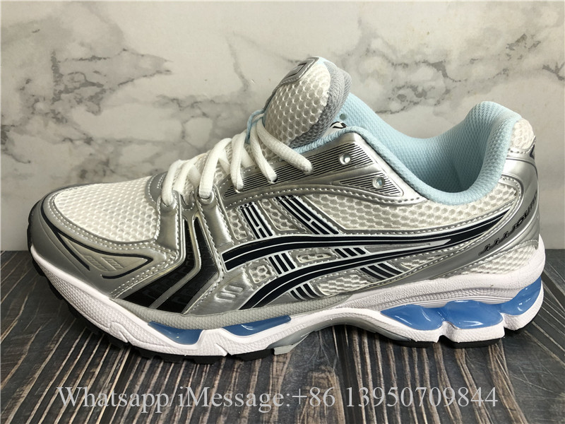 Asics Gel Kayano 14 White Blue Black