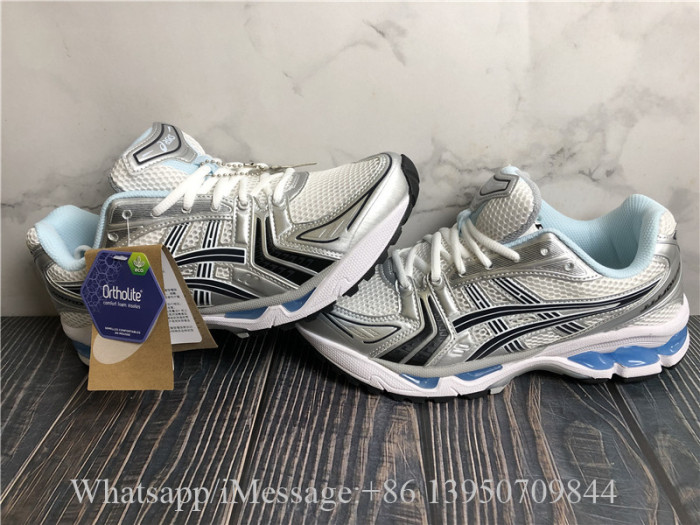 Asics Gel Kayano 14 White Blue Black