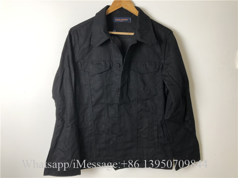 Louis Vuitton Black Denim Jacket