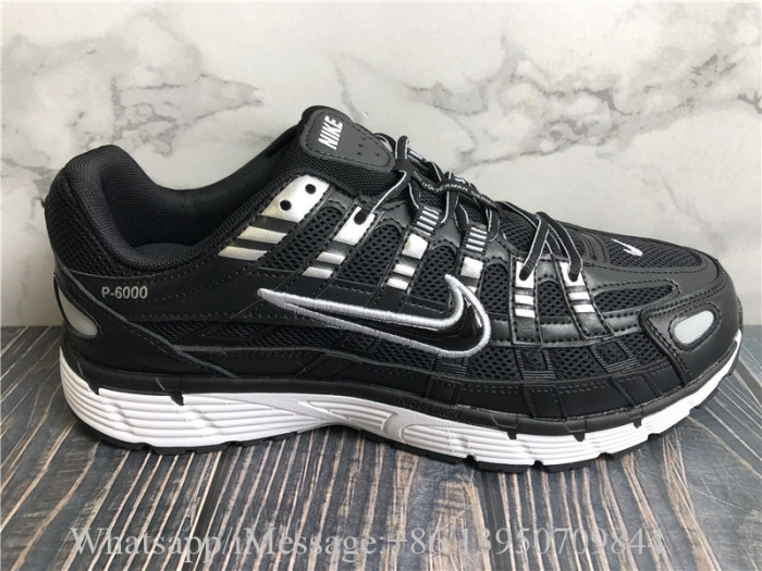 Nike P-6000 Black White Shoes