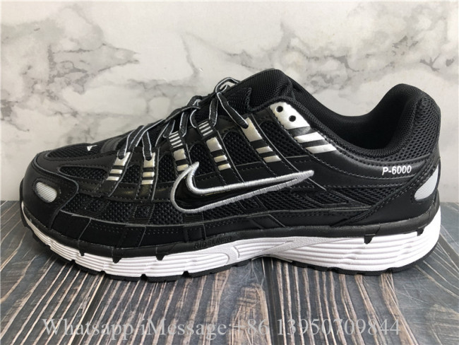 Nike P-6000 Black White Shoes