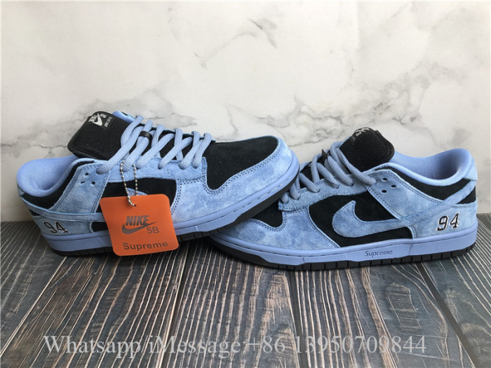 Supreme x Nike SB Dunk Low 94 Ocean Fog
