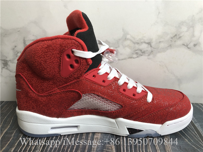 Air Jordan 5 PE Oklahoma Sooners Red