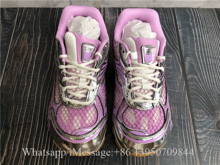 Bottega Veneta Orbit Sneaker Gloss Pink Silver