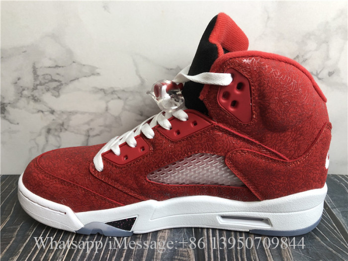 Air Jordan 5 PE Oklahoma Sooners Red