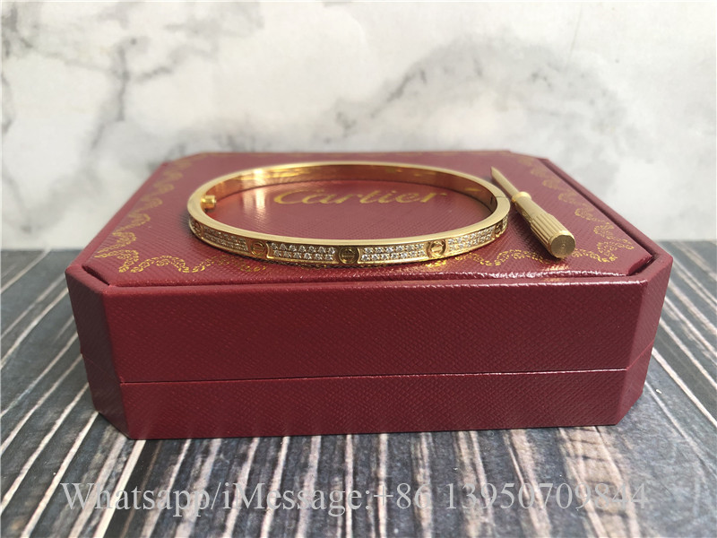 Cartier Gold Bracelet With Diamond
