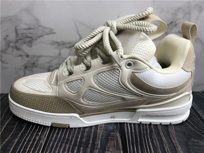 Louis Vuitton LV Skate Sneaker Apricot White