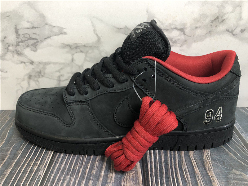 Supreme x Nike SB Dunk Low 94 Black Red