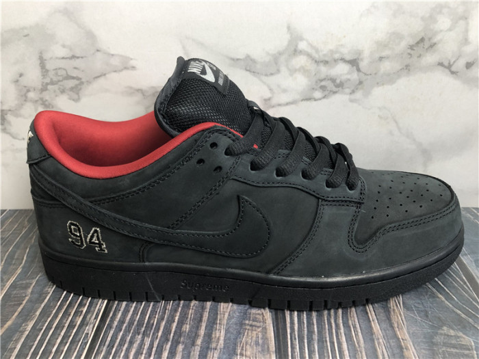 Supreme x Nike SB Dunk Low 94 Black Red