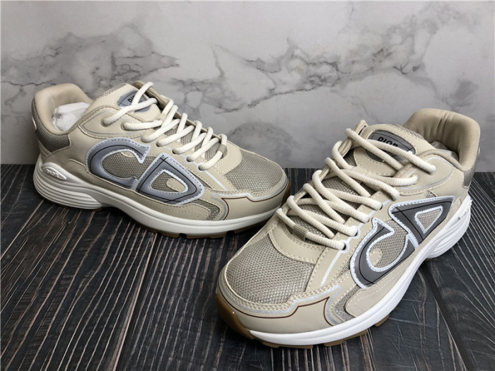 Dior B30 Sneaker Cream Mesh And Technical Fabric Sneaker