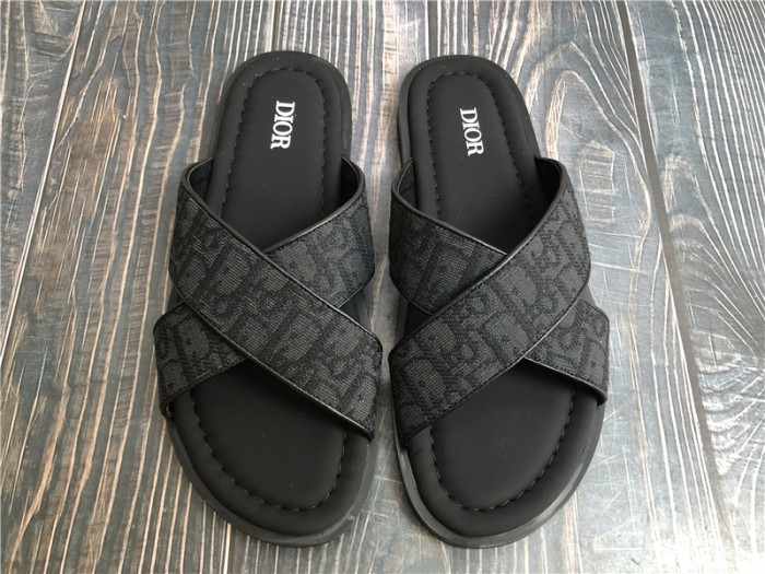 Dior Alias Sandal Black Dior Oblique Jacquard