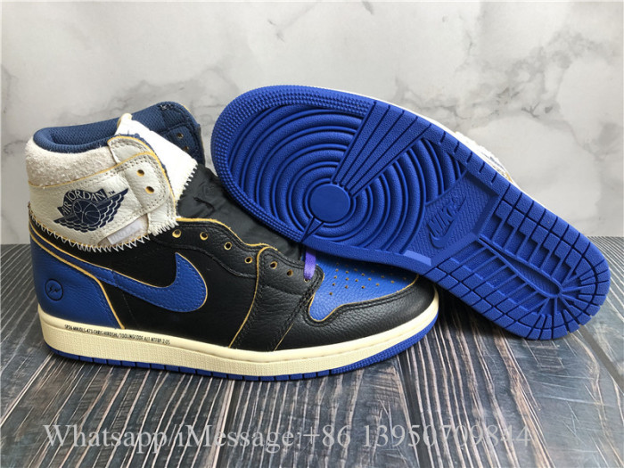 Union La x Fragment x Air Jordan 1 High OG SP Royal