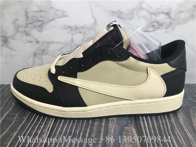 Travis Scott x Air Jordan 1 Low OG Beige Black