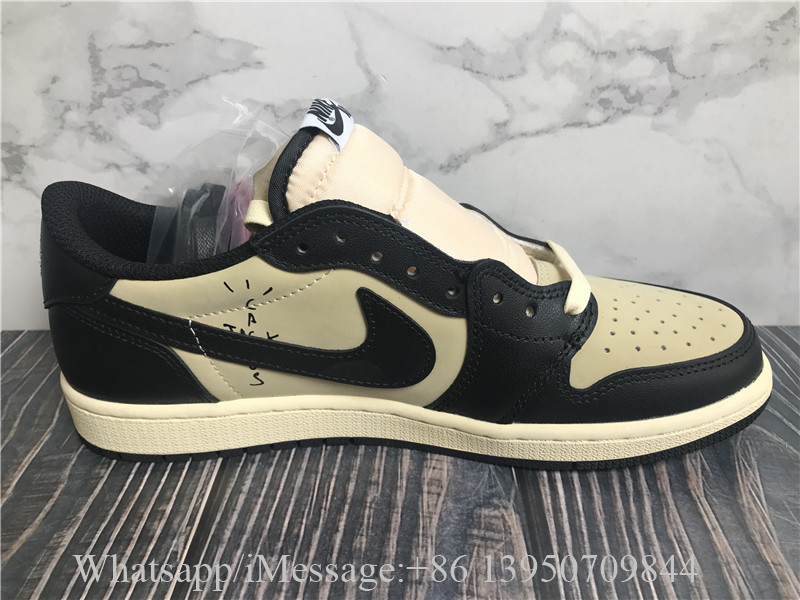 Travis Scott x Air Jordan 1 Low OG Beige Black